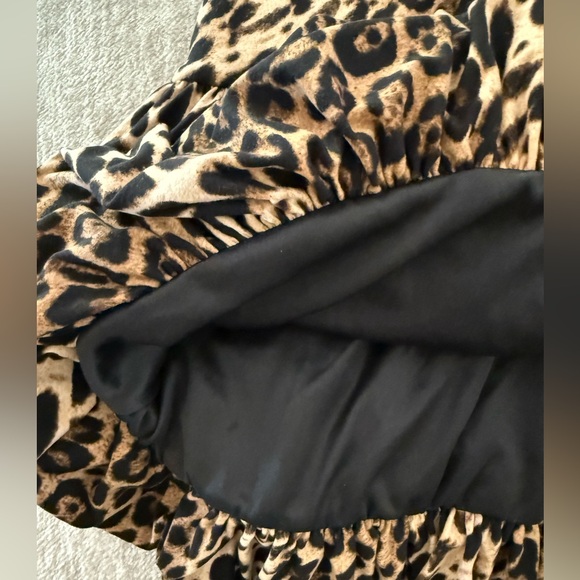 Klesis Leopard Bubble Dress Size Small - Picture 6 of 6